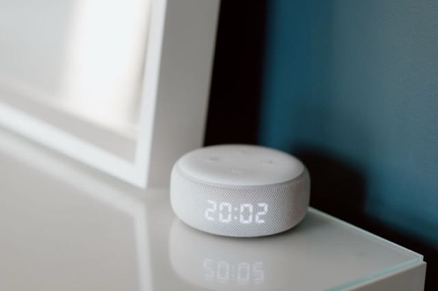 Photograph: smart speaker with clock