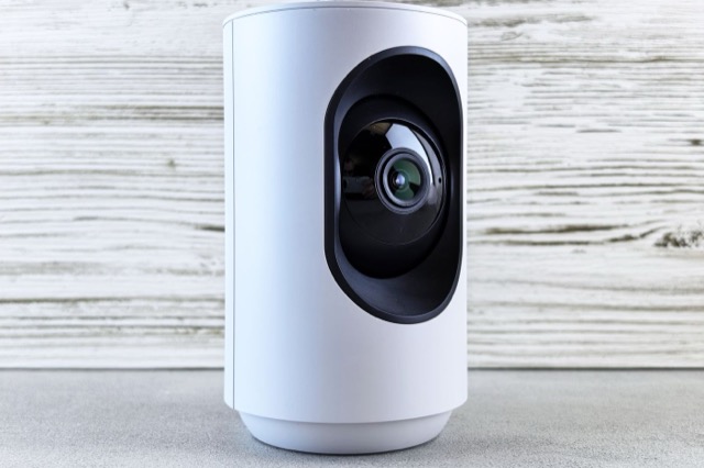 Photograph: white indoor security camera